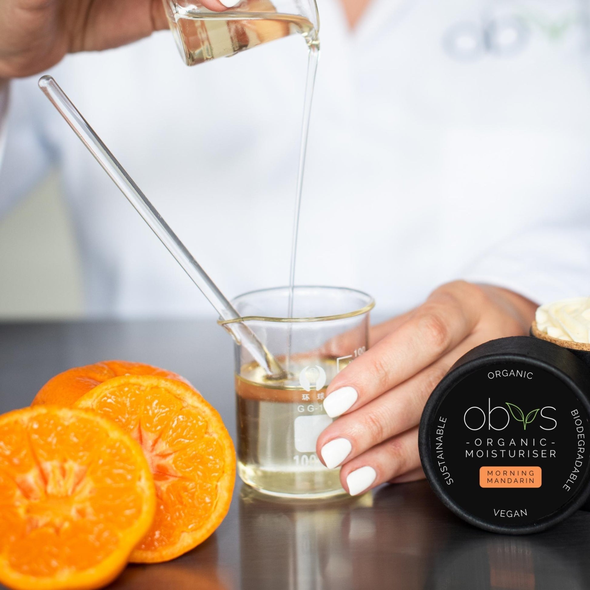 Organic Moisturiser - Morning Mandarin 50ml - Obvs Skincare