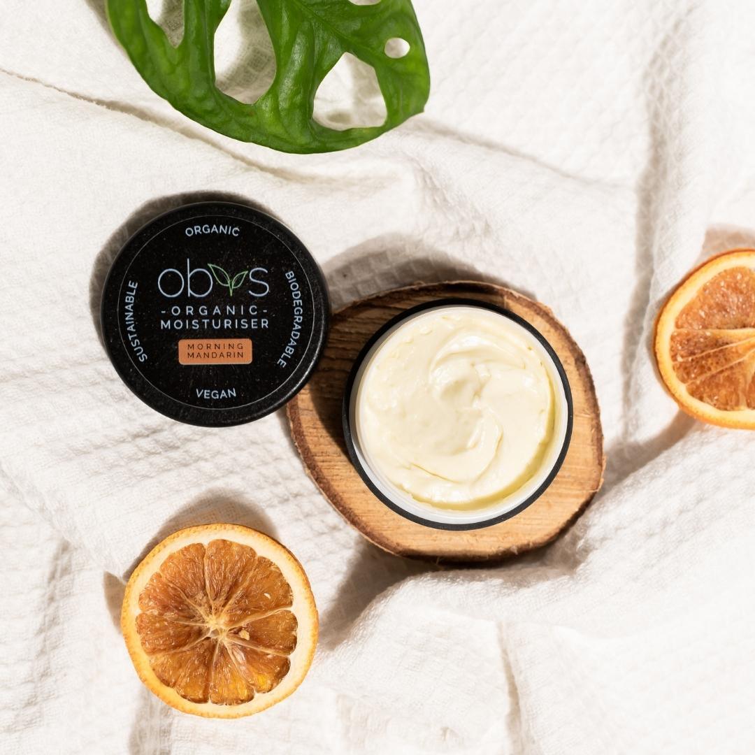 Organic Moisturiser - Morning Mandarin 50ml - Obvs Skincare
