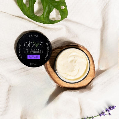 Organic Moisturiser – Evening Lavender 50ml - Obvs Skincare - acne - eczema - skincare - organic